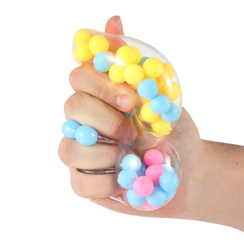 Macaron pearl ball used for sensory seeking behavior