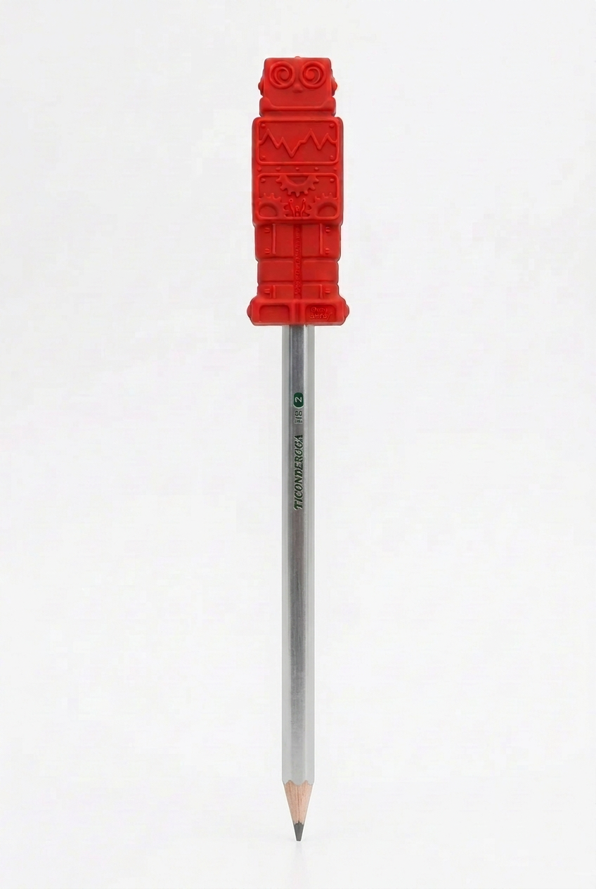 Robot Pen Tip-Topper — Chewable Pen Topper