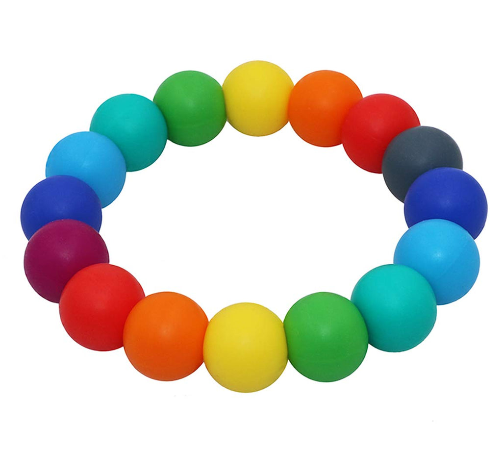 Close-up of chew bracelet texture